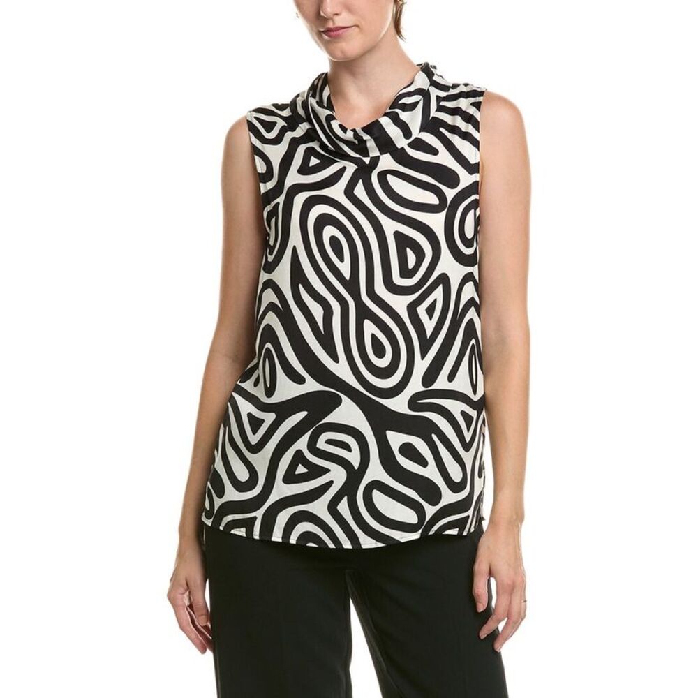 Officine Générale Womens  Svelta Printed Top, Black